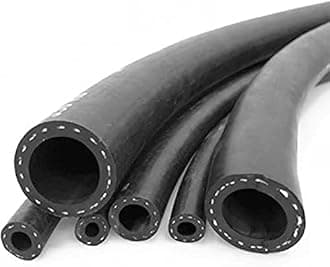 Universal Rubber Reinforced Fuel Pipe Line for Fuel Hose Engine Unleaded Petrol Diesel Oil Water Hose Pipe Line AUTORCE (3.0MM X 7.5MM, 0.5 Meter)