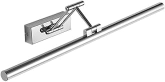 12W Wall Mount Vanity Lighting Fixture Mirror Front Light Retractable and Foldable Full Spectrum High CRI for Mirror Cabinets; Picture Light Painting Chrome