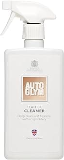 Autoglym Leather Cleaner, 500ml - Car Leather Cleaner Deep Cleans and Freshens Automotive Leather Upholstery