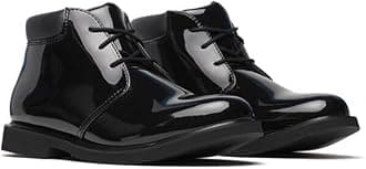 Thorogood Uniform Classics Poromeric Chukka Dress Boots for Men and Women - Ultra-Lightweight with High-Shine Upper and Slip-Resistant Non-Marking Blown Rubber Outsole