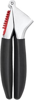 OXO Good Grips Heavy Duty Garlic Press, Die-Cast Zinc, Black