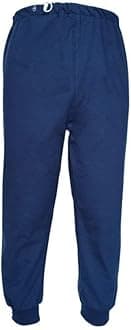 Waterproof Diaper Pants for The Elderly, Leak-Proof Long Pants, Washable Cotton, Adult Urine Pads,Paralyzed, Bedridden Men Women (Blue,Medium)