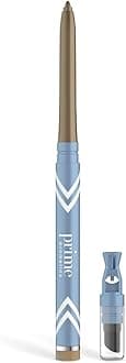 PrimeEyes Glide Eyeliner for Mature Women – Waterproof, Long-Stay and Mess-Proof – Gel Creme Texture, Discreet Sharpener and Effective Smudger (Golden Metallic)