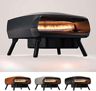 Witt ETNA Fermo Award Winning Pizza Oven - Traditional Pizza Baking - Rapid 500°C Heating, 40.5cm Capacity, 60-Second Cooking, Even Heat Distribution - Graphite