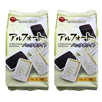 Bourbon Alfort Chocolate Biscuits, Vanilla White