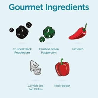 Cornish Sea Salt - Salt and Peppery - Rich in Minerals, Hand Harvested in Celtic Waters, Michelin Starred Chef Approved - Spices for Cooking, Kitchen Accessories - 3 x 140g