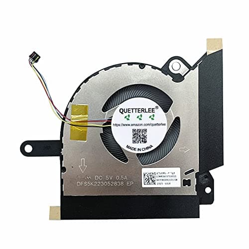 Replacement New CPU+GPU Cooling Fan for ASUS ROG Flow X13 GV301 GV301Q GV301QC GV301QE GV301QH Series DFS5K123043638 FMQM DFS5K223052838 FMQN DC5V 0.5A Fan