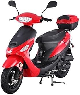 Taotao 50cc Gas Street Legal Scooter ATM50-A1 Scooter Metallic Burgundy