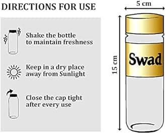 Panjon Swad Tasty Mouth Fresheners [White Sweet Saunf, Mumbaiya Mix, Royal Fresh Mix, Calcutta Paan, Roasted Alsi Mukhwas Mukhwas Personalized Gift] 6 Bottles, 640g