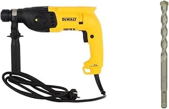 DEWALT 2.1 J Impact Energy SDS-Plus 3 Mode 2Kg Combi Hammer, D25033K, 710W, 22mm