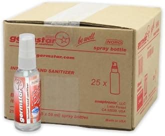 GermstarONE 2oz. Hand Sanitizer Spray Bottles (25/case)