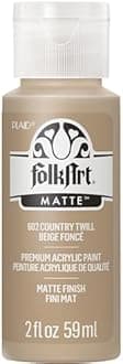 FolkArt Acrylic Paint in Assorted Colors (2 oz), 602, Country Twill