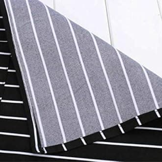 raxter Chefs Apron Professional Quality Blue & White Butchers Kitchen Cooks Restaurant Bistro BBQ School College Double POCKETS 100% Cotton