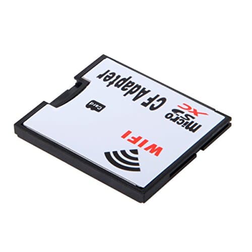 WiFi Adapter Memory Card TF Micro SD to CF Compact Flash Card Kit for Digital Camera