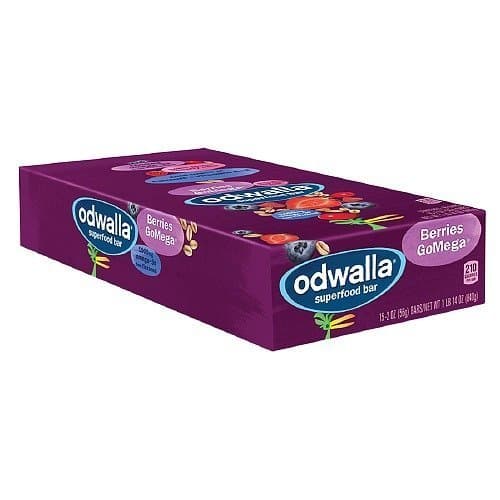 Odwalla Original Bars, Berries Go Mega 15 ea