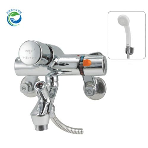 Self Closing Bath Shower Mixer Push Press Button Water Saving Tough PS703