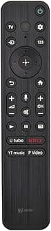 7 SEVEN® Compatible with Sony Tv Remote RMF-TX800P Model Suitable for OLED QLED FHD Smart Android Television with Google Assistant and Voice Command Feature - Pairing Must