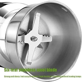 Stainless Steel Grain Mill Electric 300g - Commercial Motor Grinding Stone Mill for Grinding Grains, Roots, Flour - High Grain Grinder Machine