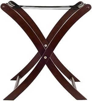 Winsome Scarlett Luggage Rack, for Guest Room, No Assembly, Cappuccino