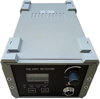 HFBTE Holiday Detector Meter Tester Electric Spark Leak Detector with Thickness Measurement Range 0.05mm to 10mm Output Voltage 600V to 30000V for Detecting Metal Corrosion Coating Quality Tool Etc