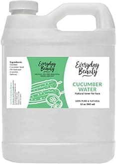 Cucumber Hydrosol Bulk - 32 oz All Natural Hydrating Spray Mist for Face and Hair - 100% All Natural Cucumber Water