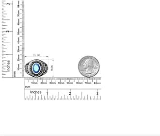 Official Mementos USA Premium American Brand Class Ring for Men – Express 5 Day Option - Classic Collection – Genuine Silenium, 925 Sterling Silver or 10KT Gold – Customized High School College University Class Ring – Graduation Gifts