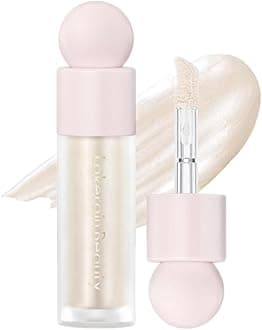 Mysense Liquid Highlighter Makeup, Natural Luminous Face Body Highlighter, Silky Smooth Lightweight Luminizer, Waterproof Long Lasting Face Illuminator Make up, #01 Moonlight White