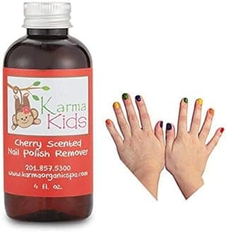 Karma Organic Kids Cherry Scented Nontoxic Natural Nail Polish Remover (4 fluid ounce)