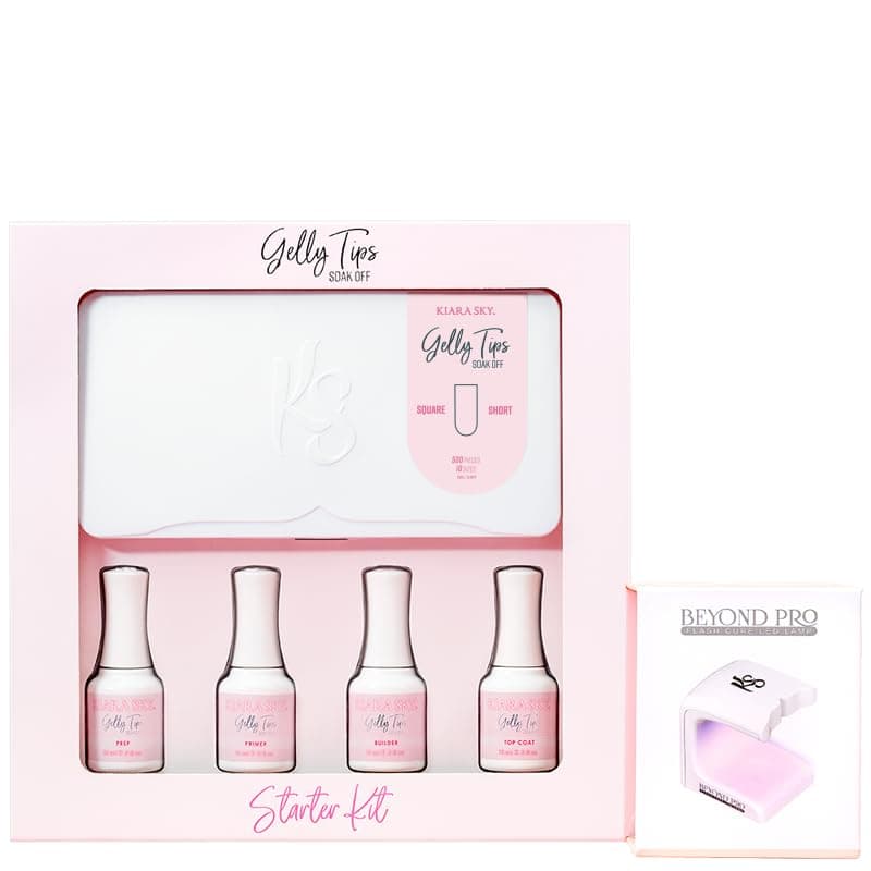 GELLY TIPS STARTER KIT - SQUARE SHORT