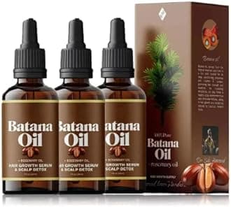 Batana Oil for Hair Growth, 100% Organic, Rosemary Scented, Natural Color, Women's Unisex, 30ml