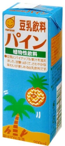 Soymilk drink pineapple 200mlx24