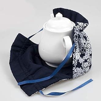 Tea Cosy - Cotton Printed Tea Cosy, Kitchen Tea Pot Dust Cover, Breakfast Warmer, Insulation and Keep Warm, 1Pack