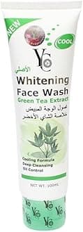 Whitening Face Wash for Oily Skin Enriched with Green Tea Clears Clogged Pores Exfoliates Gently YC229-100 ml (Pack of 1)