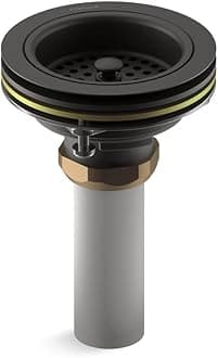 8801-BL, DUOSTRAINER Sink Tap Strainer, Matte Black