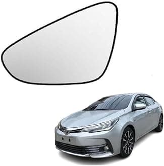 ORVM Side View Mirror Glass/Sub Mirror Plate for Toyota Corolla Altis E170 11TH GEN F/L 2017-2020 Model Type 3 (LEFT PASSENGER SIDE)