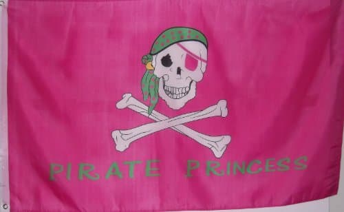 3'x5' PIRATE PRINCESS FLAG