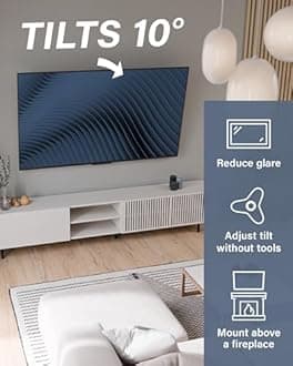 Sanus Low Profile Tilt TV Wall Mount For 37" - 80" LED, LCD & Plasma Flat Screen TVs - MLT14-B1