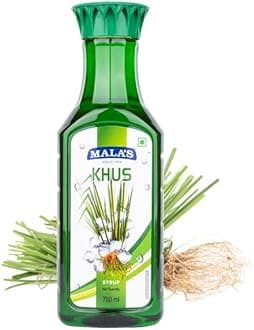 Indian Mala Fruit Syrup | 750ml (25 fl oz) (750ml, Khus)