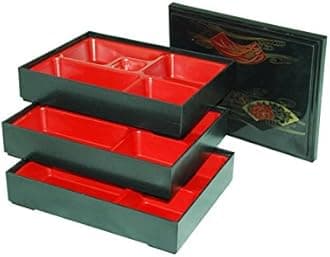 THY COLLECTIBLES Set Of 3 Japanese Lunch Bento Boxes/Food Carrier/Food Storage & Organization Container