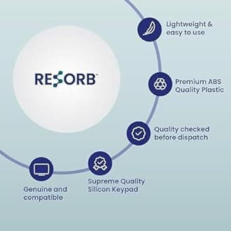RESORB LED 512 Universal Remote Control for Chinese LCD LED and Non-Branded Smart TVs - Black (Please Match with Your Old Remote Before Placing an Order)