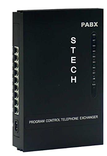 CCL EPABX Intercom System 108S for 8 line Intercommunication (Black)