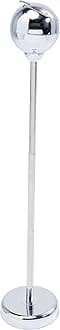 Kare Design Floor Ashtray Spheric, Chrome, steel chromed, height-adjustable, modern pedestal ashtray with lid, 72x13x13cm (H/W/D)