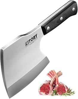 Kitory Meat Cleaver, Super Massive Heavy Duty Axe shape Kitchen Knife for Big...