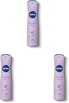 NIVEA Women's Anti-Perspirant Spray, Double Effect, 48 Hours Deodorant, 150 ml (Pack of 3)