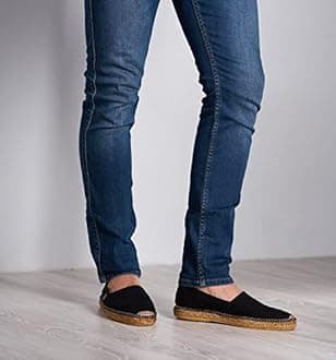 Viscata Sitges Espadrille Canvas Spain Handmade Men's Shoes with Breathable Organic Cotton Canvas 100% Natural Jute Midsole and Durable Rubber Sole for All Casual Occasions