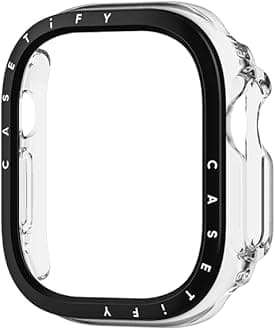 CASETiFY Clear Watch Case - Compatible with Apple Watch Ultra - 49mm - Clear Black