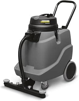Kärcher Commercial Wet Dry Vacuum Cleaner with Accessories - NT 68/1 - Frount Mounted and Self-Adjustable Squeegee - 18 Gallon