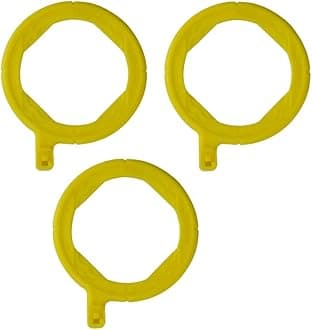ADS - Dental X-ray Positioning Aiming Ring, Autoclavable, Posterior XCP Style, Rinn FPS 3000, X-ray Positioning System - Posterior Yellow (3, Yellow, Aiming Rings)