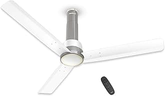 Havells 1200mm Elio Prime BLDC Ceiling Fan | Remote Controlled, High Air Delivery Fan | 5 Star Rated, Upto 60% Energy Saving, 2+1* Year Warranty | (Pack of 1, Mist Pearl White)