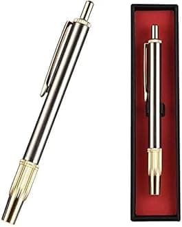 Acupressure Hijama 1 Pin Pen With 100 Hijama Needles Hijama Single Needle Pen For Hijama Cupping Therapy for Cupping Therapy, Pain Relief and Stress Free Acupressure Pen